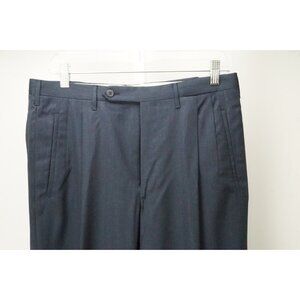 Rota Blue 100% Wool Dress Pants Trousers Sz 48 EU NEW